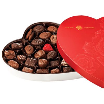 CHOCOLATE HEART BOX – KANDY KORNER